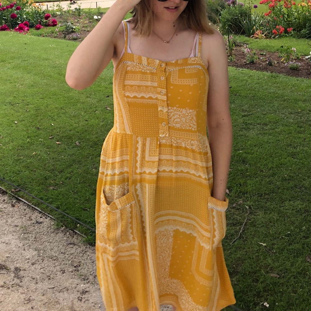 Yellow Knox Rose Sundress